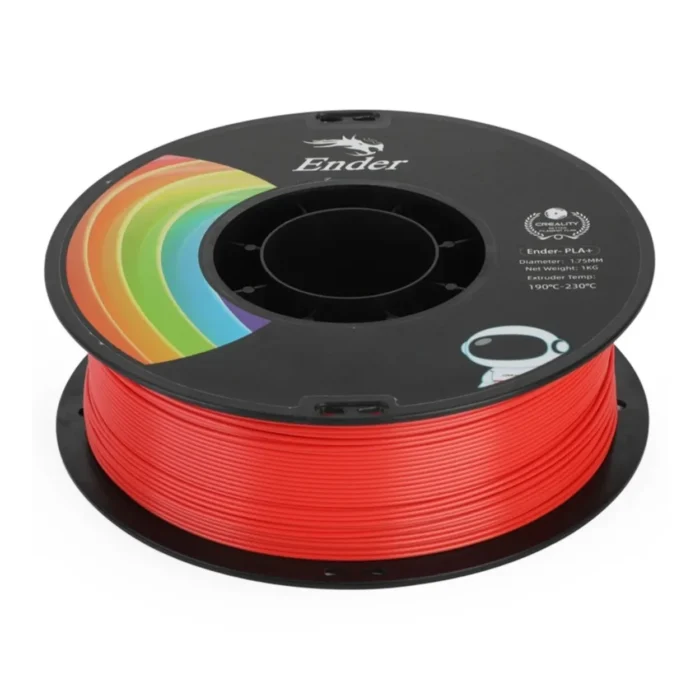 เส้นพลาสติก 3D สีแดง Creality Ender-PLA+ Filament 1.75mm 1KG Red