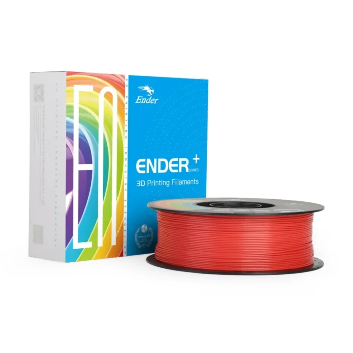 เส้นพลาสติก 3D สีแดง Creality Ender-PLA+ Filament 1.75mm 1KG Red