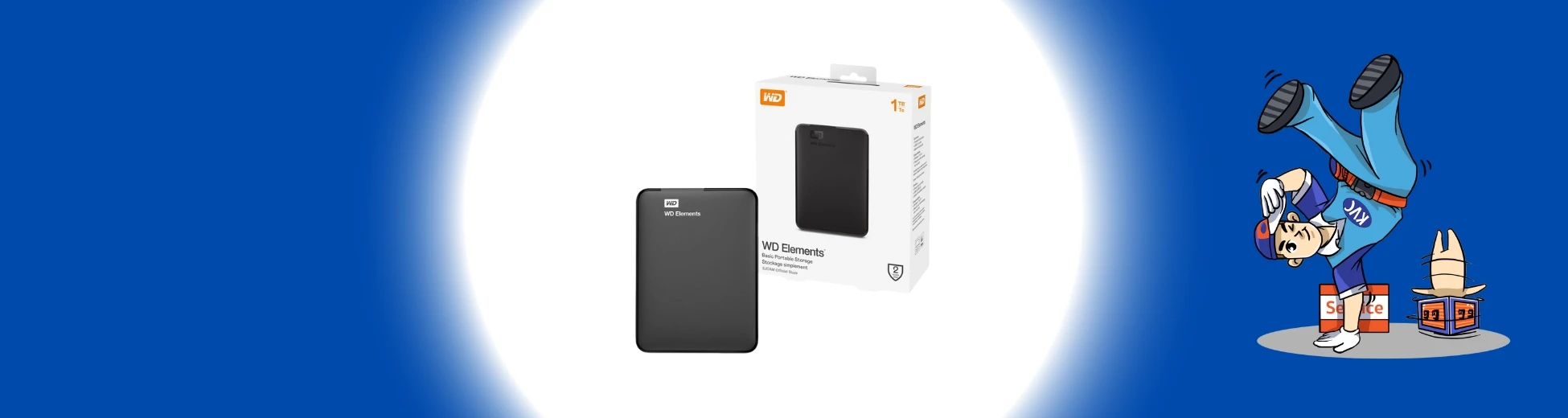ฮาร์ดดิสก์ภายนอก (External Hard Drive) สำหรับสำรองข้อมูลสำคัญ สต๊อกใหม่ %currentyear% ที่ร้านเควีซี คอมพิวเตอร์