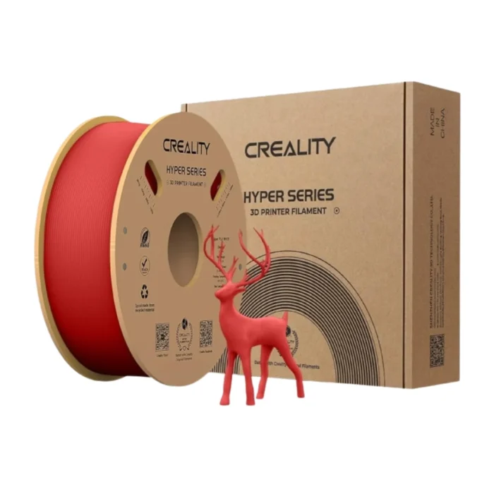 เส้นพลาสติก 3D สีแดง Creality Hyper PLA Red 1.75 mm 1KG