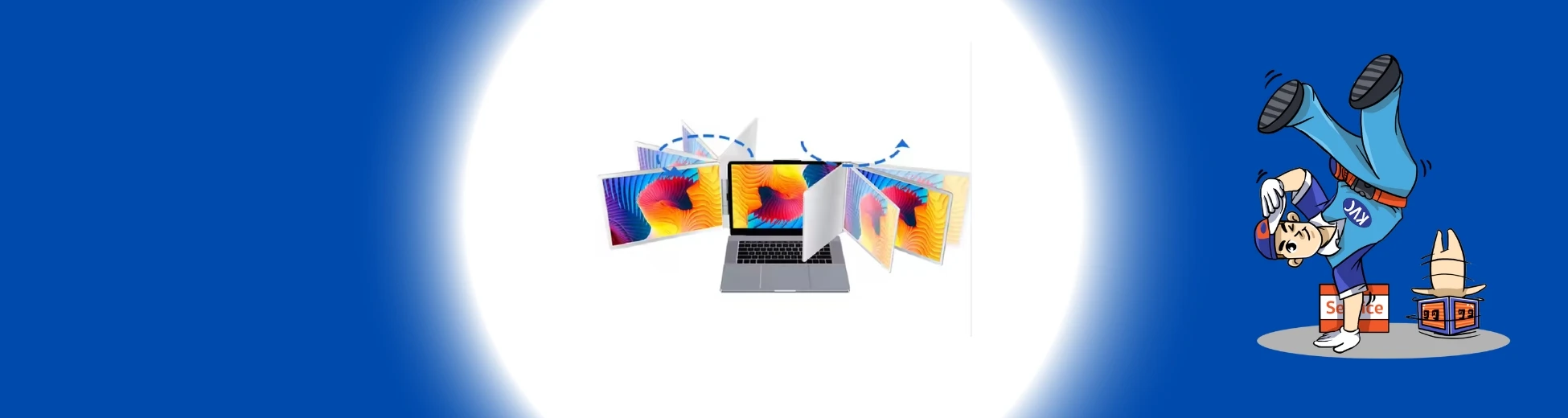 จอคอมพิวเตอร์แบบพกพา Portable Monitor คมชัด พกพาสะดวก สต๊อกล่าสุด %currentyear% ตอบโจทย์การทำงานนอกสถานที่ จากร้านเควีซี คอมพิวเตอร์