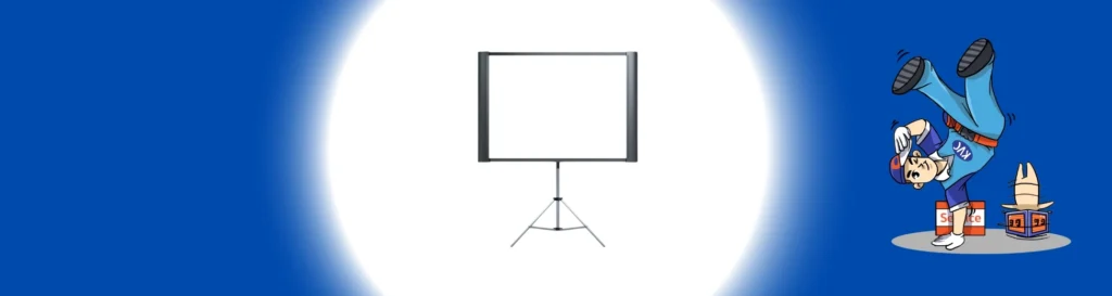 จอโปรเจคเตอร์ (Projector Screen) คุณภาพสูง แบบแขวน ตั้งพื้น และไฟฟ้า หลากหลายขนาด สต๊อกล่าสุด %currentyear% จากร้านเควีซี คอมพิวเตอร์