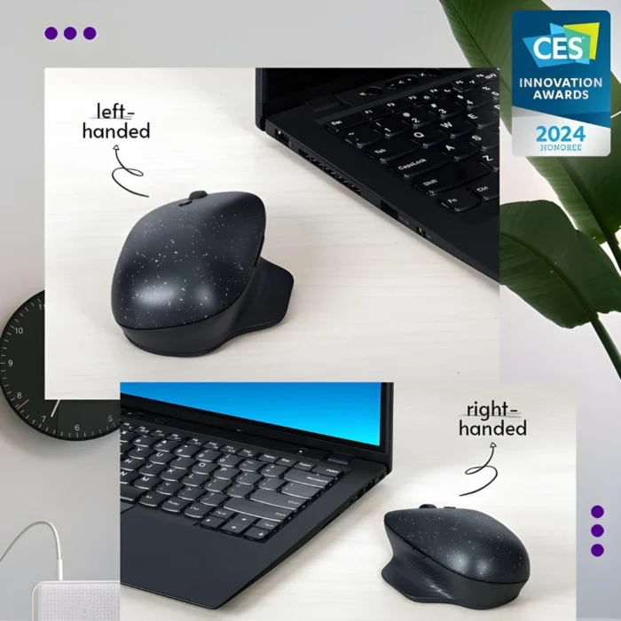 Targus ErgoFlip EcoSmart Mouse 04 Targus B586 ErgoFlip EcoSmart Mouse เม้าส์ไร้สาย ปรับใช้ได้ทั้งมือซ้าย และมือขวา