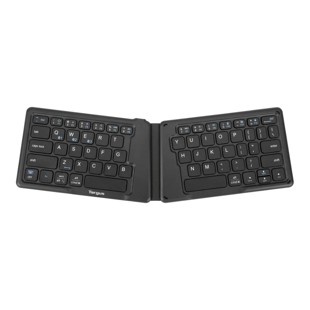 Targus KF003 Ergonomic Foldable Bluetooth Antimicrobial Keyboard 01 Targus KF003 Ergonomic Foldable Bluetooth Antimicrobial Keyboard คีย์บอร์ดบลูทูธ ภาษาไทย