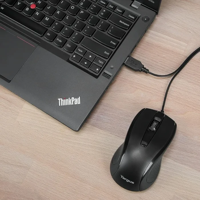 Targus U660 USB Optical Mouse เมาส์มีสาย สีดำ