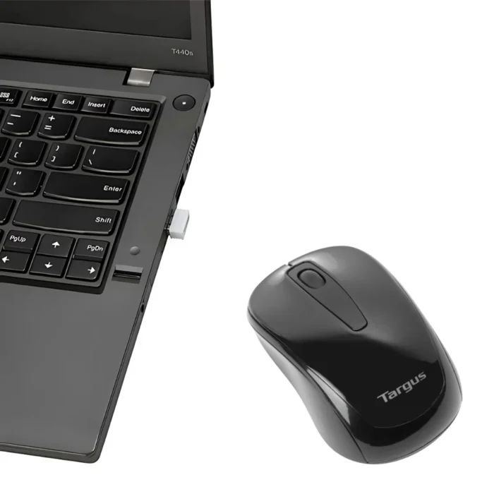 Targus W600 Wireless Optical Mouse Black 04 Targus W600 Wireless Optical Mouse Black เม้าส์ไร้สาย สีดำ