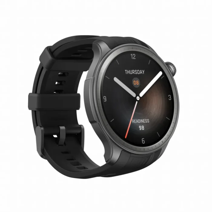 Amazfit Balance สมาร์ทวอทช์เพื่อสุขภาพ วัดองค์ประกอบร่างกาย GPS Dual-band จอ AMOLED 1.5 นิ้ว สี Midnight Black