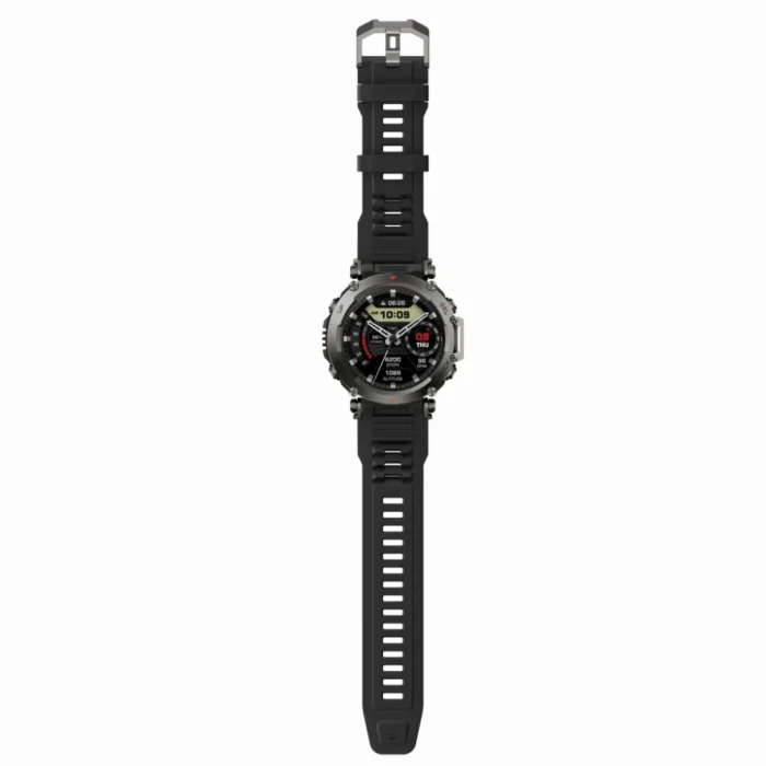 amazfit-t-rex-ultra-abyss-black-4 Amazfit T-Rex Ultra สมาร์ทวอทช์สายลุย ตัวเรือน Stainless Steel มาตรฐานทหาร GPS Dual-band แบต 20 วัน สี Abyss Black