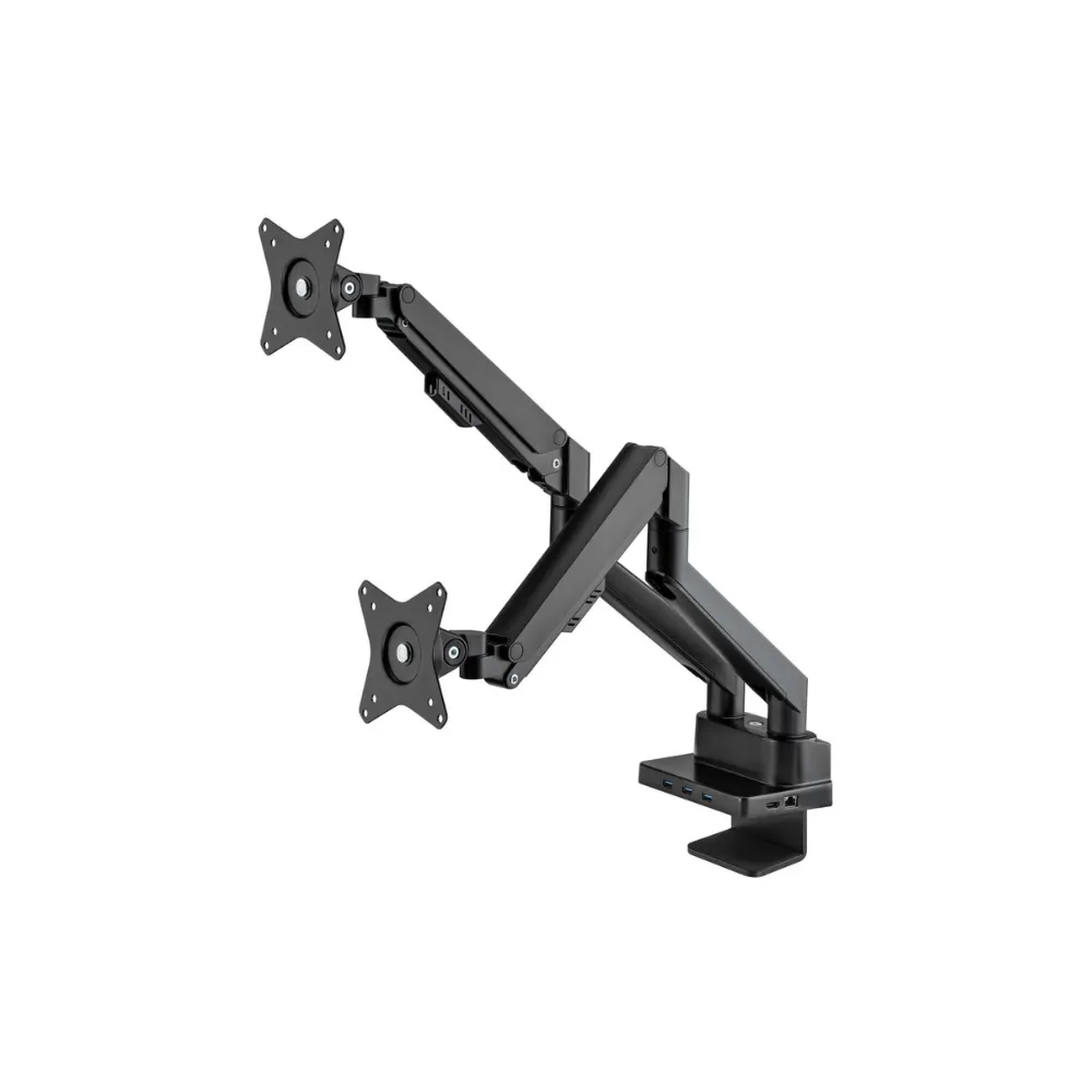 docking-dual-desk-mount-mht-461887-1 ขาตั้งจอคอม 2 จอ พร้อม Docking Station 8-in-1 ครบจบในหนึ่งเดียว