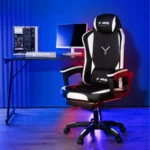 gaming-chair-e4936-wk-1-1 เก้าอี้เกมมิ่ง Deli รุ่น E4936-WK (สีขาวสลับดำ)