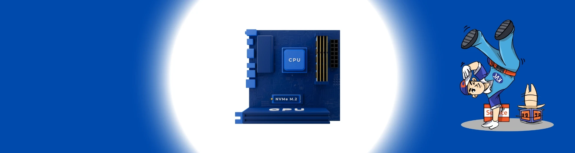 ฮาร์ดแวร์คอมพิวเตอร์ สต๊อกล่าสุด %currentyear% เช่น CPU, เมนบอร์ด, แรม และอื่นๆ ซื้อได้ที่ร้านเควีซี คอมพิวเตอร์