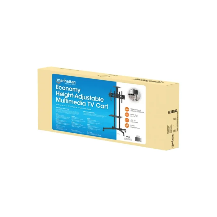 ขาตั้งทีวีแบบมีล้อแบบปรับความสูงได้ รุ่นประหยัด สำหรับทีวี 37 - 70 นิ้ว