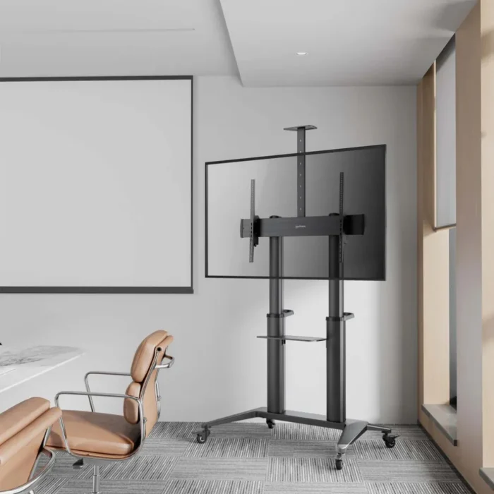 ขาตั้งทีวีจอใหญ่พิเศษ อลูมิเนียม Heavy-Duty ปรับสูงต่ำได้ สำหรับทีวี 70 - 120 นิ้ว