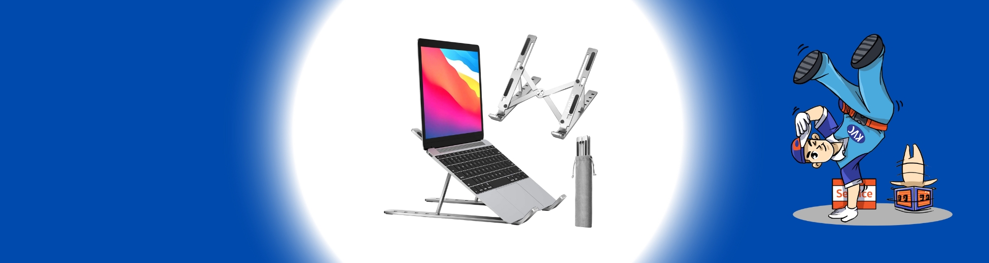 ขาตั้งแล็ปท็อป/แท็บเล็ต สต๊อกใหม่ %currentyear% ปรับแต่งได้ | เควีซี คอมพิวเตอร์