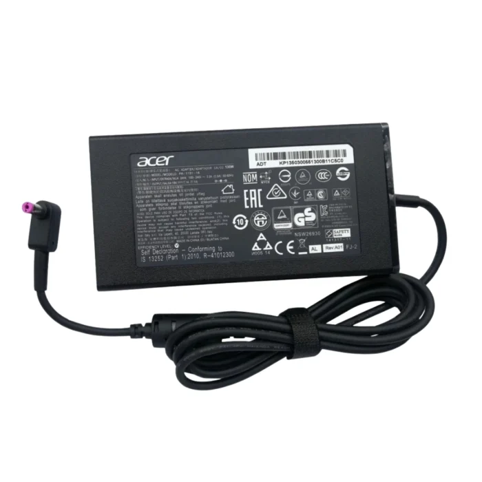 Acer Adapter 19V 7.1A 135W 5.5 × 1.7mm 01 Acer Adapter 19V 7.1A 135W หัว 5.5 × 1.7mm สำหรับโน๊ตบุ๊ค