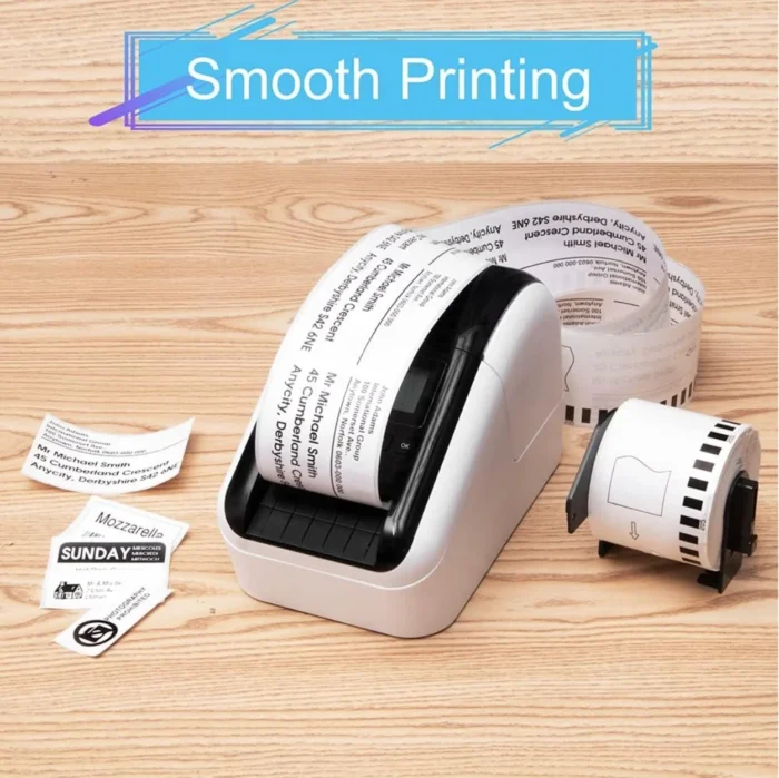 BROTHER Continuous Paper Tape BROTHER เทปกระดาษต่อเนื่องพื้นขาว ขนาด 29 มม. DK-22211 (ชนิดม้วน)