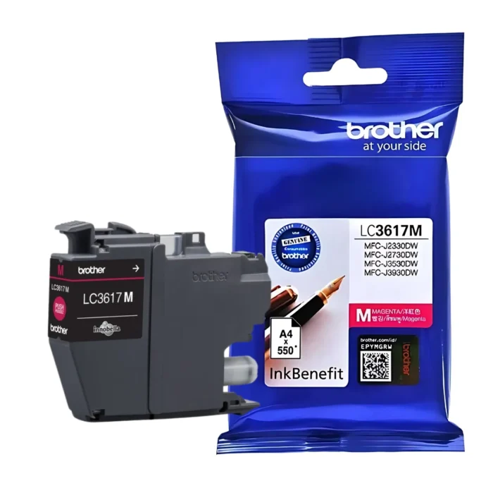 BROTHER Ink หมึกพิมพ์สีชมพู LC-3617M (ฺMagenta)