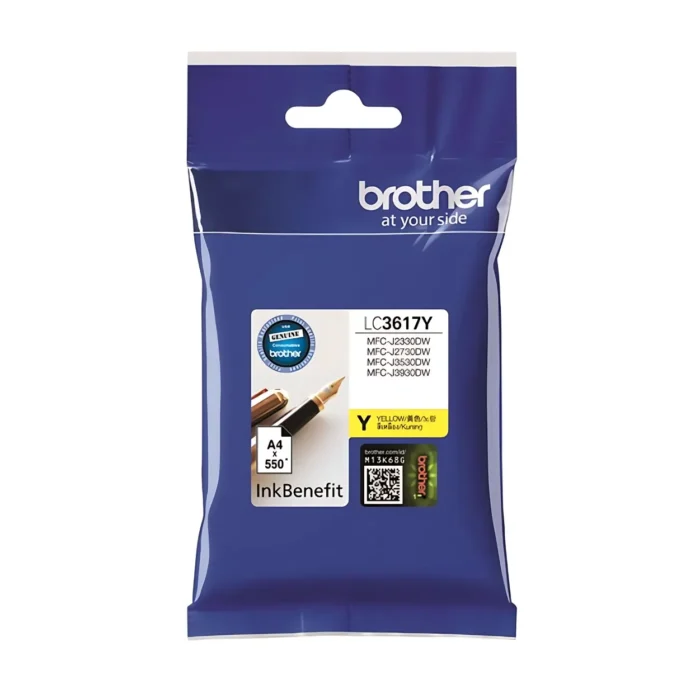 BROTHER Ink LC-3617Y 03 BROTHER Ink หมึกพิมพ์สีเหลือง LC-3617Y (ฺYellow)