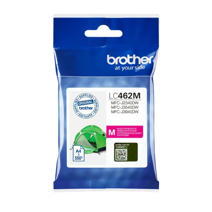 BROTHER Ink หมึกพิมพ์สีชมพู LC-462M (ฺMagenta)