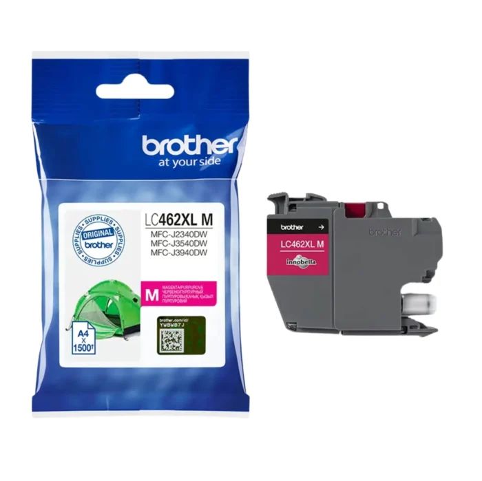 BROTHER Ink หมึกพิมพ์สีชมพู LC-462XLM (ฺMagenta)