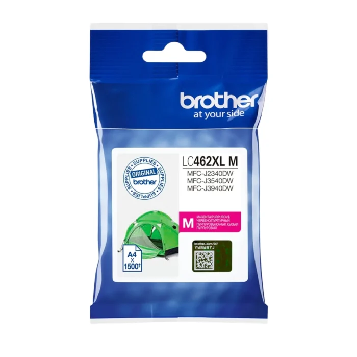 BROTHER Ink หมึกพิมพ์สีชมพู LC-462XLM (ฺMagenta)