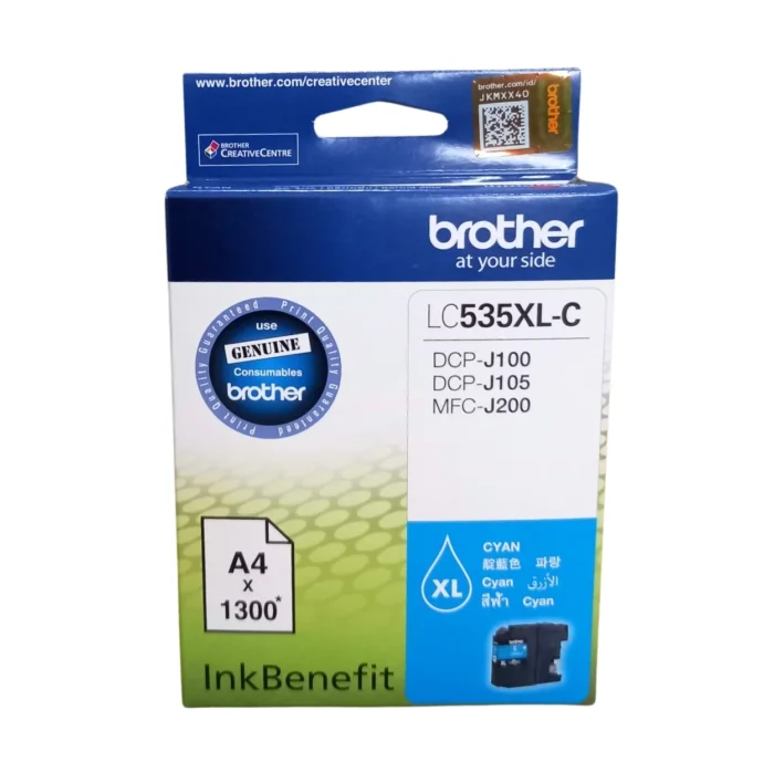 BROTHER Ink หมึกพิมพ์สีฟ้า LC-535XLC (ฺBlue)