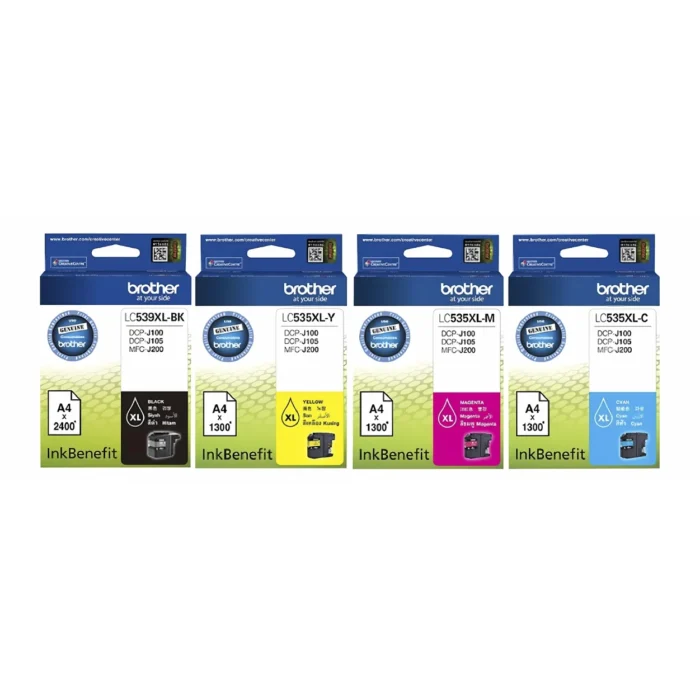 BROTHER Ink LC-539XLBK 04 BROTHER Ink หมึกพิมพ์สีเหลือง LC-535XLY (ฺYellow)