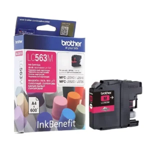 BROTHER Ink หมึกพิมพ์สีชมพู LC-563M (ฺMagenta)