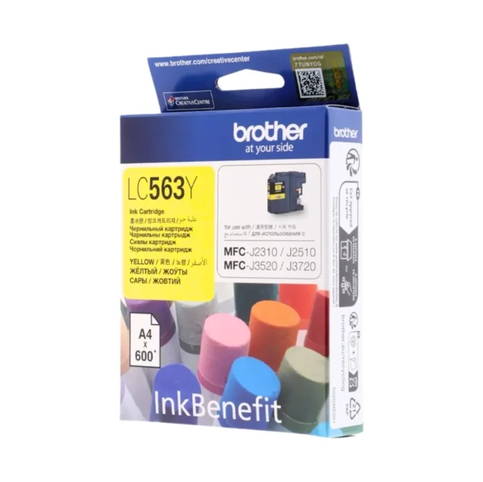 BROTHER Ink หมึกพิมพ์สีเหลือง LC-563Y (ฺYellow)