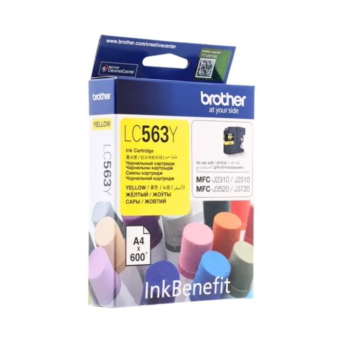 BROTHER Ink หมึกพิมพ์สีเหลือง LC-563Y (ฺYellow)