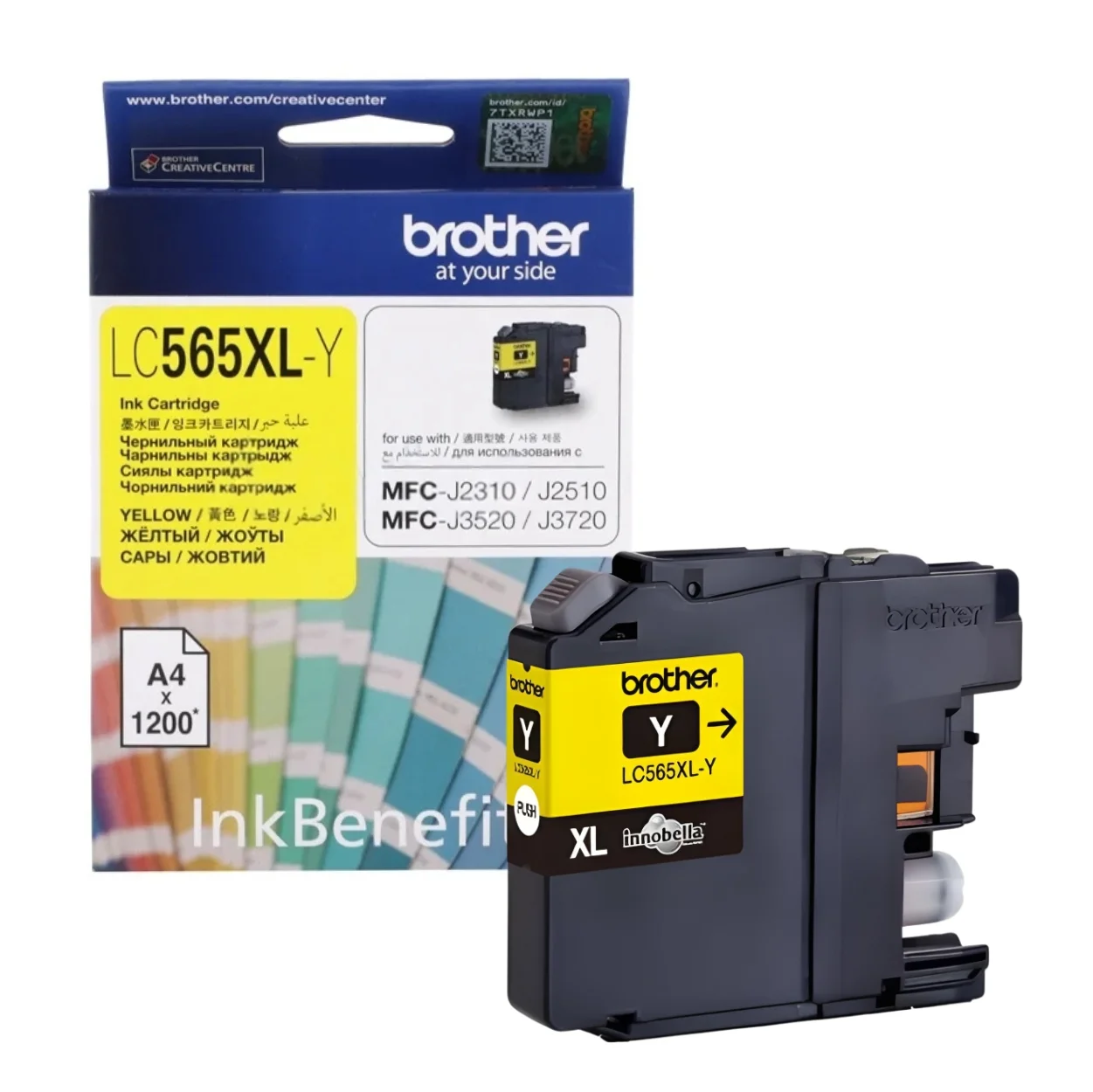 BROTHER Ink LC-565XLY 01 BROTHER Ink หมึกพิมพ์สีเหลือง LC-565XLY (ฺYellow)