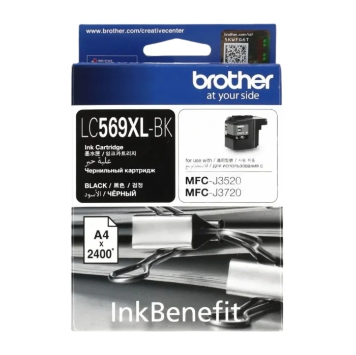 BROTHER Ink หมึกพิมพ์สีดำ LC-569XLBK (ฺBlack)
