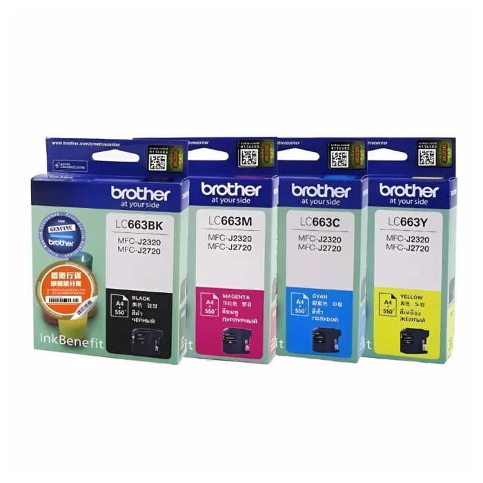 BROTHER Ink LC-663BK 04 BROTHER Ink หมึกพิมพ์สีเหลือง LC-663Y (ฺYellow)