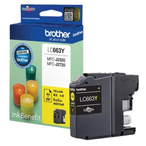 BROTHER Ink หมึกพิมพ์สีเหลือง LC-663Y (ฺYellow)