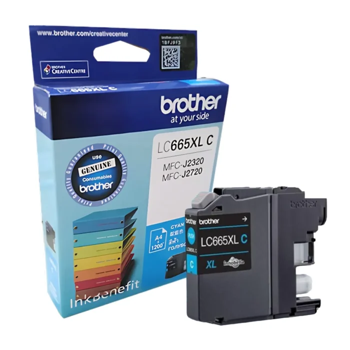 BROTHER Ink LC-665XLC 01 BROTHER Ink หมึกพิมพ์สีฟ้า LC-665XLC (ฺBlue)