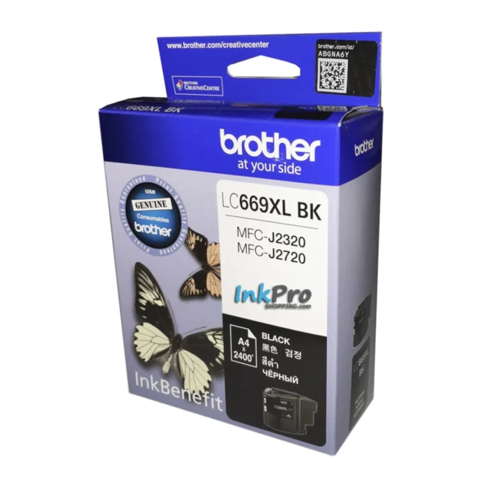 BROTHER Ink LC-669XLBK 02 BROTHER Ink หมึกพิมพ์สีดำ LC-669XLBK (ฺBlack)