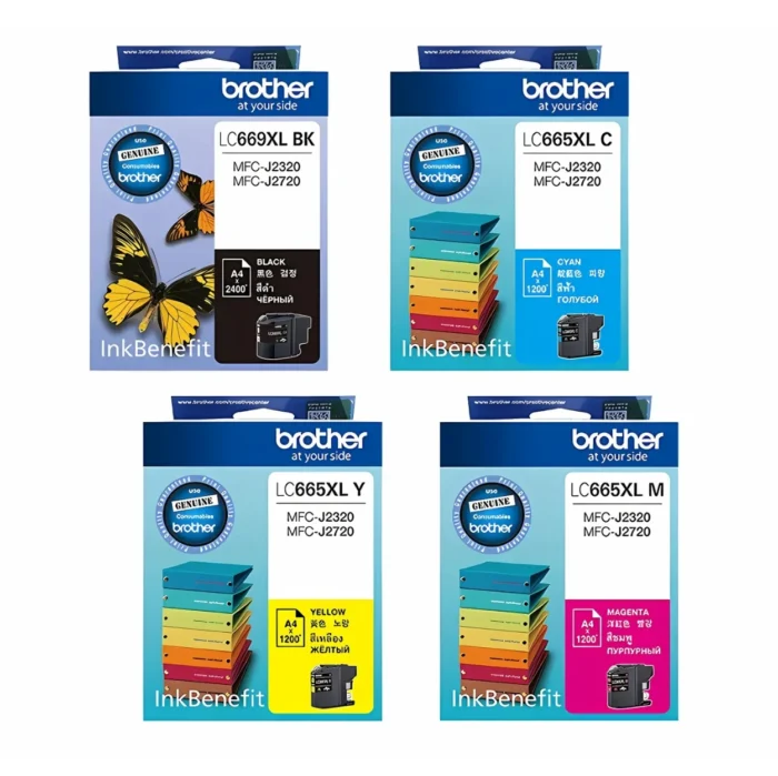 BROTHER Ink LC-669XLBK 04 BROTHER Ink หมึกพิมพ์สีฟ้า LC-665XLC (ฺBlue)