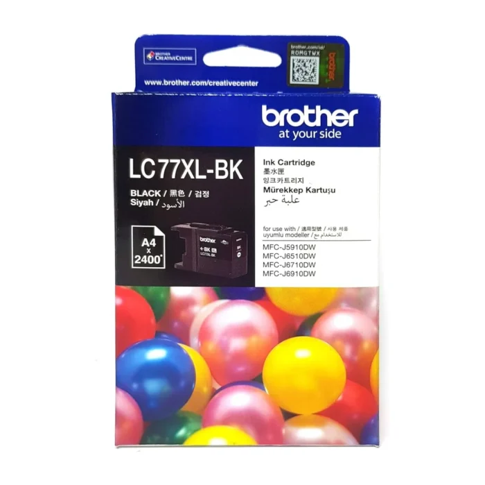 BROTHER Ink LC-77XLBK 02 BROTHER Ink หมึกพิมพ์สีดำ LC-77XLBK (ฺฺBlack)