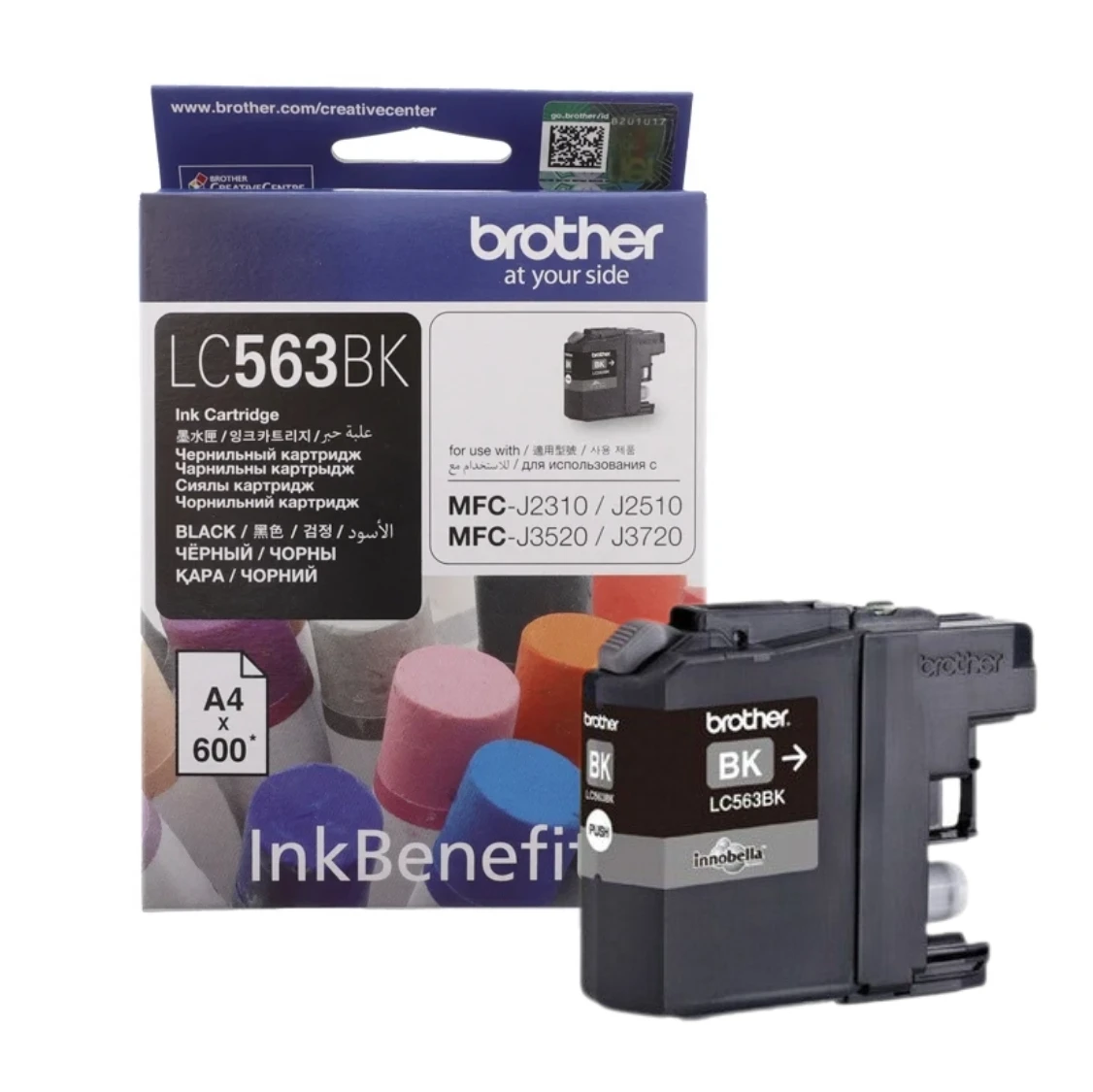 Brother- LC-563BK 01 BROTHER Ink หมึกพิมพ์สีดำ LC-563BK (ฺBlack)