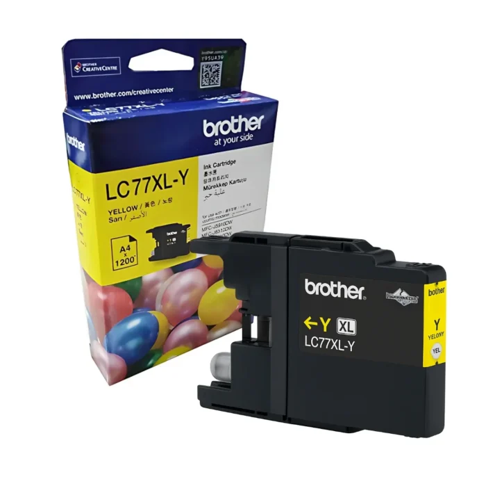 BROTHER Ink หมึกพิมพ์สีเหลือง LC-77XLY (ฺYellow)