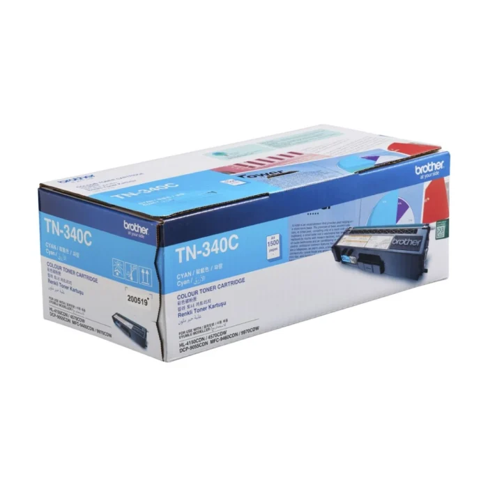 BROTHER Toner Laser ตลับหมึกพิมพ์เลเซอร์สีฟ้า TN-340C (ฺBlue)