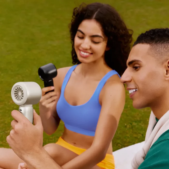 aisolove-f15-turbo-fan-purple-4 AISOLOVE F15 พัดลมมือถือเทอร์โบ รุ่น Turbo Fan สีม่วง ปรับลมได้ 100 ระดับ แบตอึด ลมแรง