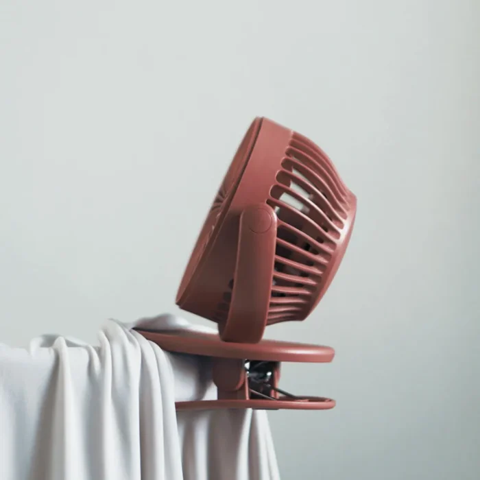 AISOLOVE F3 พัดลมหนีบโต๊ะ รุ่น Clip Fan สีน้ำเงิน ปรับองศาได้ ถอดล้างง่าย