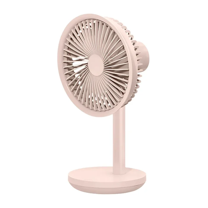 AISOLOVE F5 พัดลมตั้งโต๊ะ รุ่น Desktop Fan สีชมพู ลมแรง ปรับระดับได้
