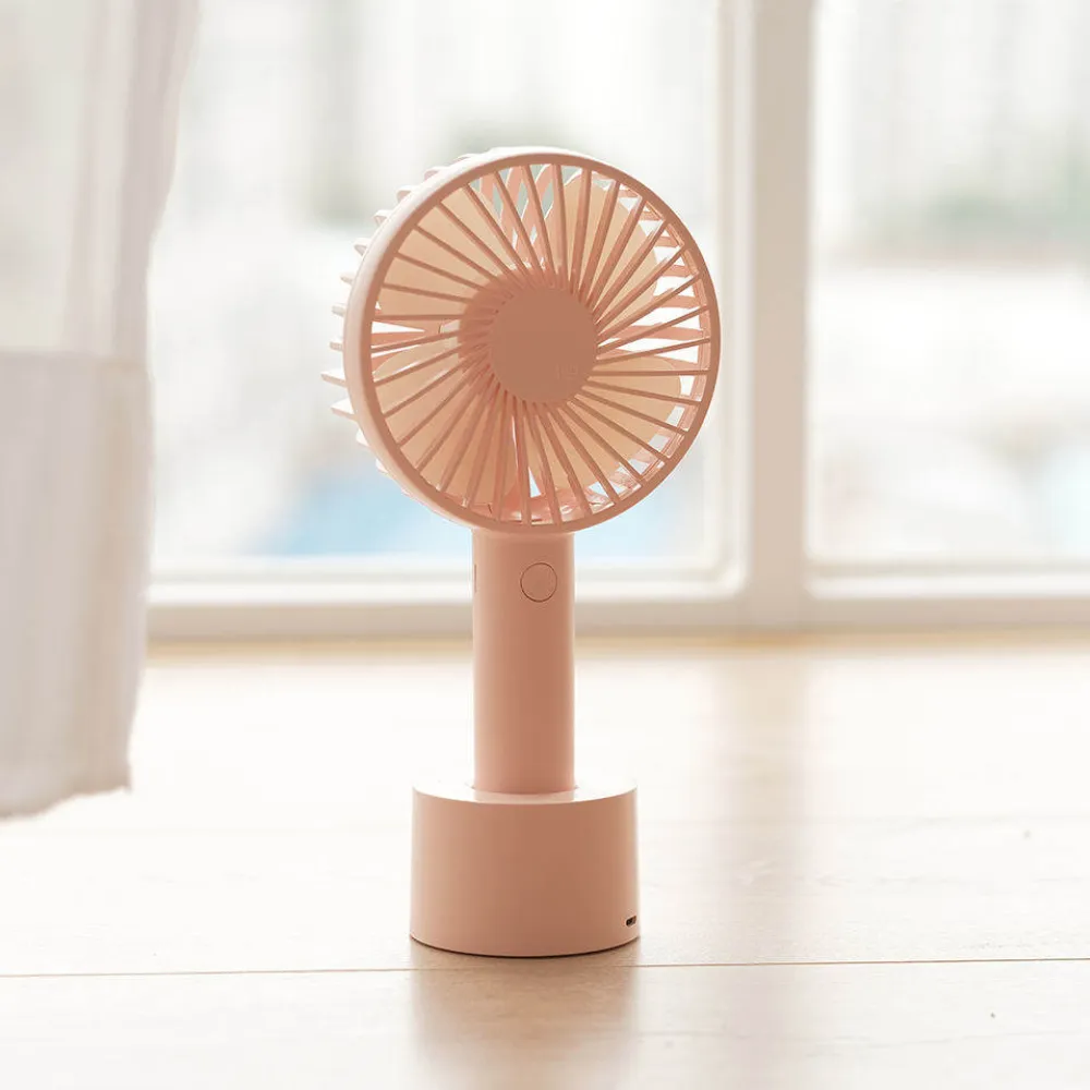 aisolove-n9p-handy-fan-pink-1 AISOLOVE N9P พัดลมพกพาไร้สาย รุ่น Handy Fan สีชมพู เสียงเงียบ ลมแรง ใช้งานได้นาน