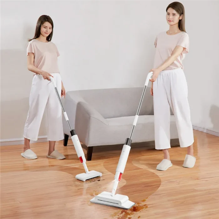 Deerma Sweeping Mopping TB900 ไม้กวาด และไม้ถูพื้นแบบพ่นน้ำ 2 in 1