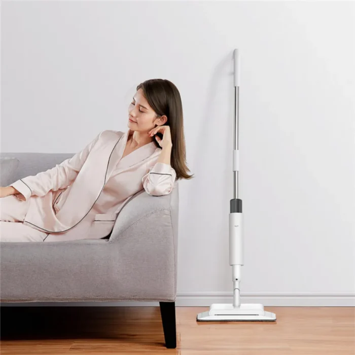 Deerma Sweeping Mopping TB900 ไม้กวาด และไม้ถูพื้นแบบพ่นน้ำ 2 in 1