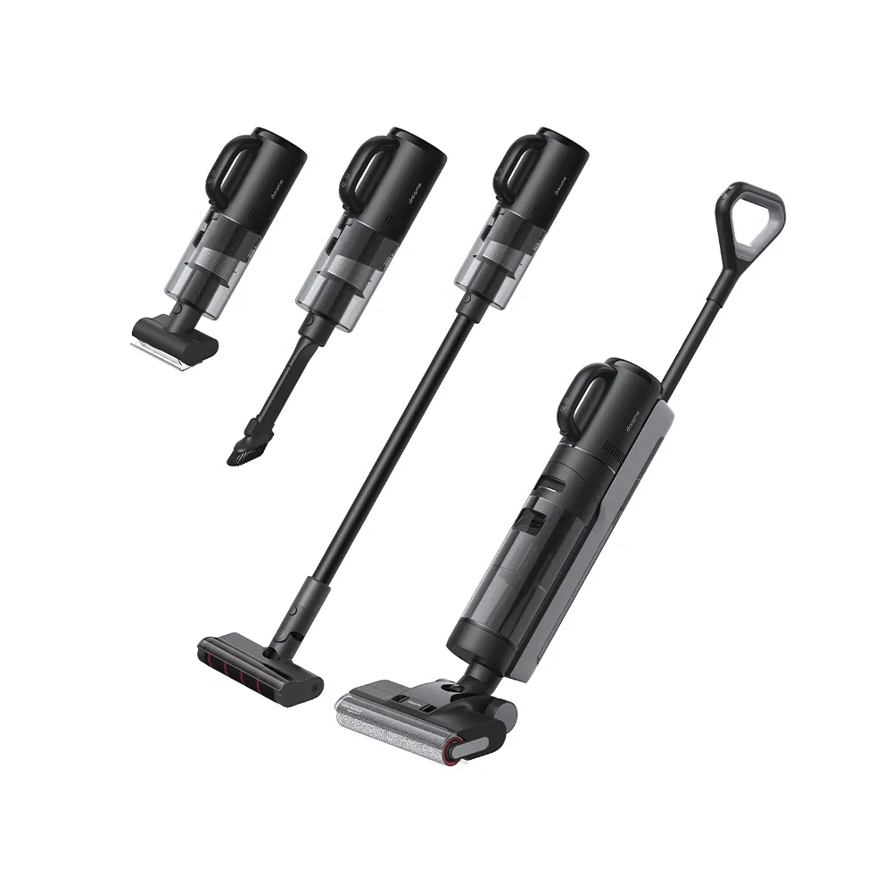 dreame-h12-dual-wet-and-dry-vacuum-1 Dreame H12 Dual Wet and Dry Vacuum เครื่องดูดฝุ่นถูพื้น 3-in-1 แรงดูด 16,000Pa ซักแปรงเป่าแห้งอัตโนมัติ สีดำ