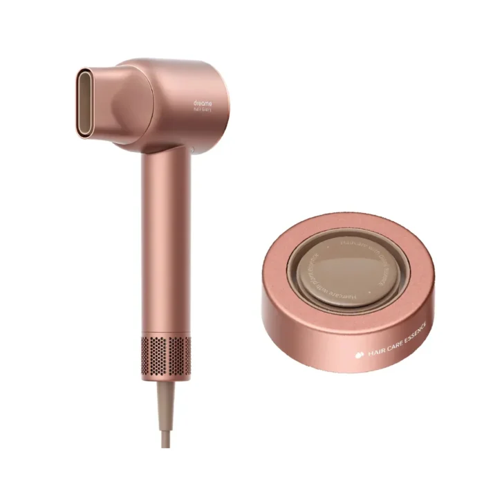 dreame-hair-glory-hair-dryer-rose-gold-4 Dreame Hair Glory (Hair Dryer) Rose Gold ไดร์เป่าผมความเร็วสูง มอเตอร์ 110,000 RPM ไอออนลบ 300 ล้าน 70 m/s NTC สีโรสโกลด์