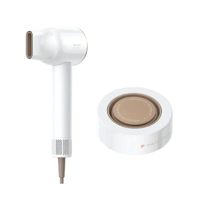 dreame-hair-glory-hair-dryer-white-3 Dreame Hair Glory (Hair Dryer) White ไดร์เป่าผมความเร็วสูง มอเตอร์ 110,000 RPM ไอออนลบ 300 ล้าน 70 m/s NTC สีขาว